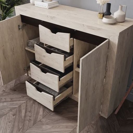 Комод «Соренто», 4 ящика, 2 дверцы